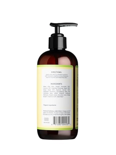 Aleavia Unscented Prebiotic Body Lotion pump demonstrates easy daily hydration for delicate skin.