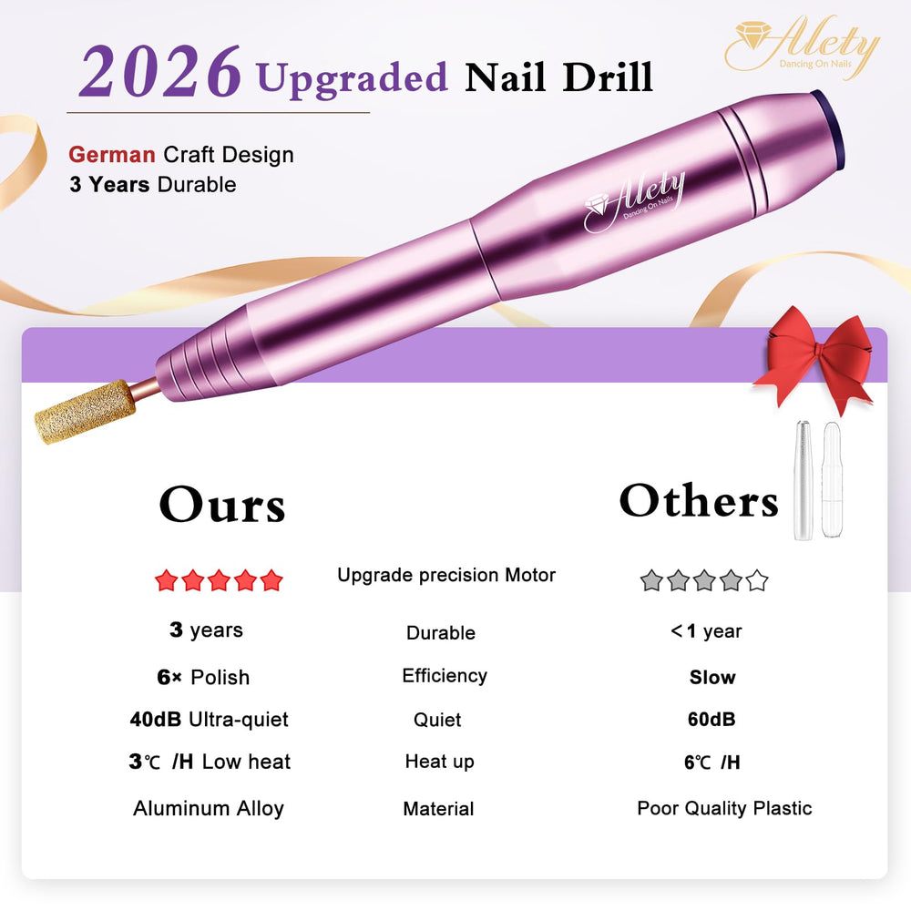 Alety iridescent drill bits 6pcs for precise shaping