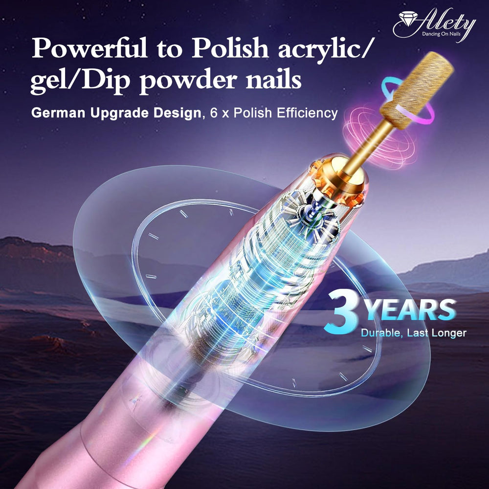 Alety 26 sanding bands for smooth acrylic and gel finishes