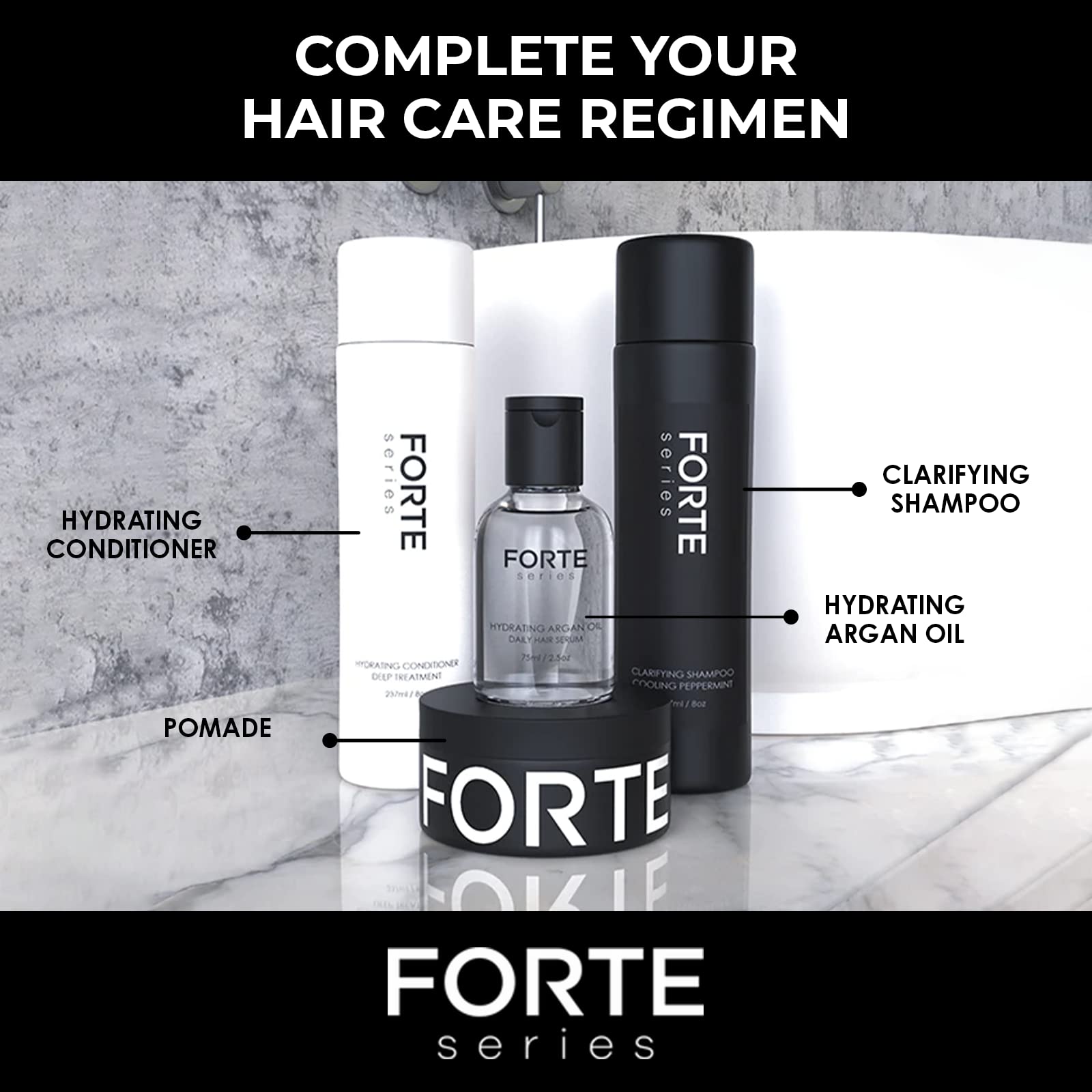 Cuidado de cabello dañado con nutrición suave de Alex Costa Forte Series