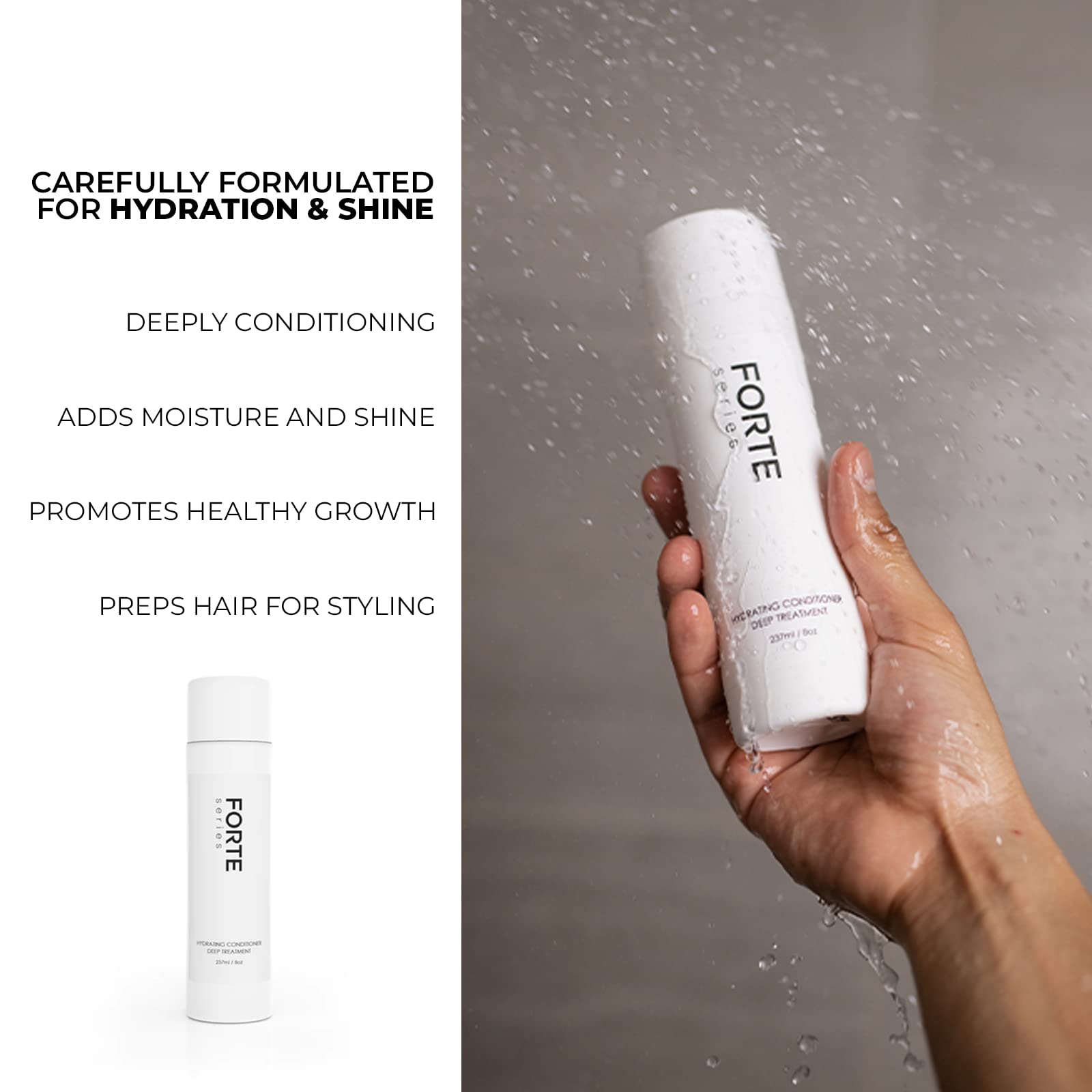 Aplicación y preparación para peinado con el acondicionador Alex Costa