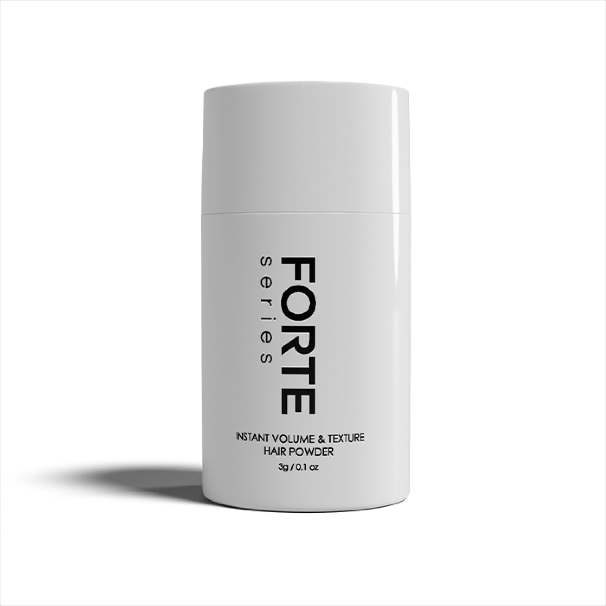 Aplicación del polvo de textura en cabello seco para volumen rápido.