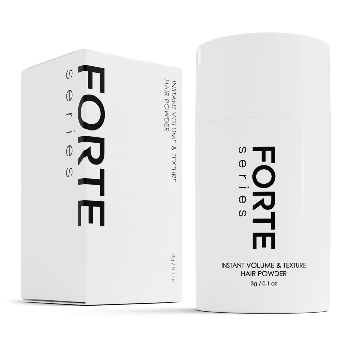 Alex Costa Forte Texture Powder en envase para volumen inmediato.