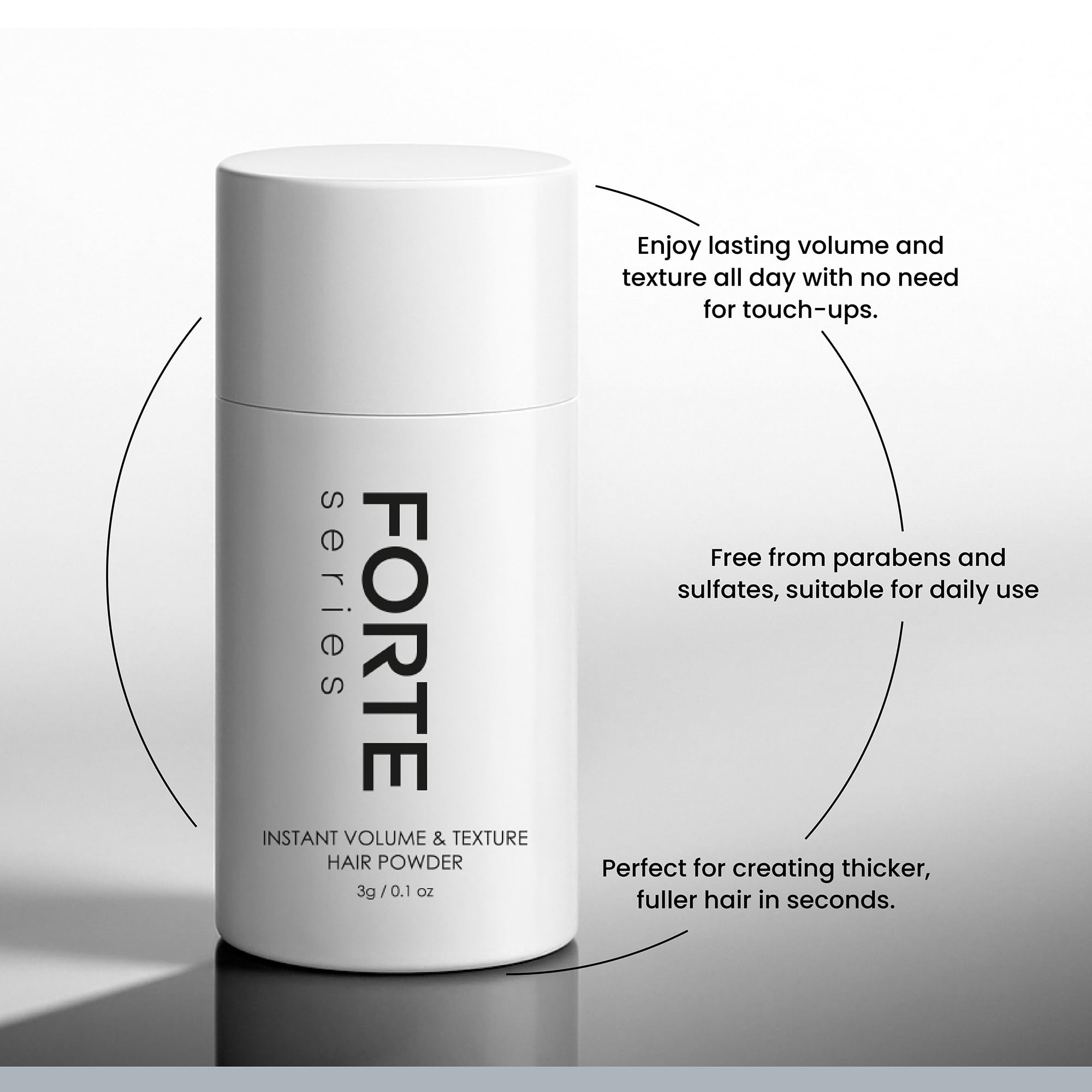 Volumen adicional en cabello fino usando polvo texturizante.
