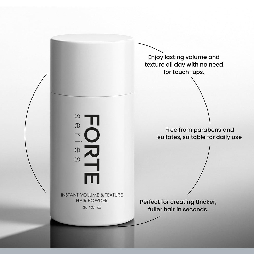 Volumen adicional en cabello fino usando polvo texturizante.