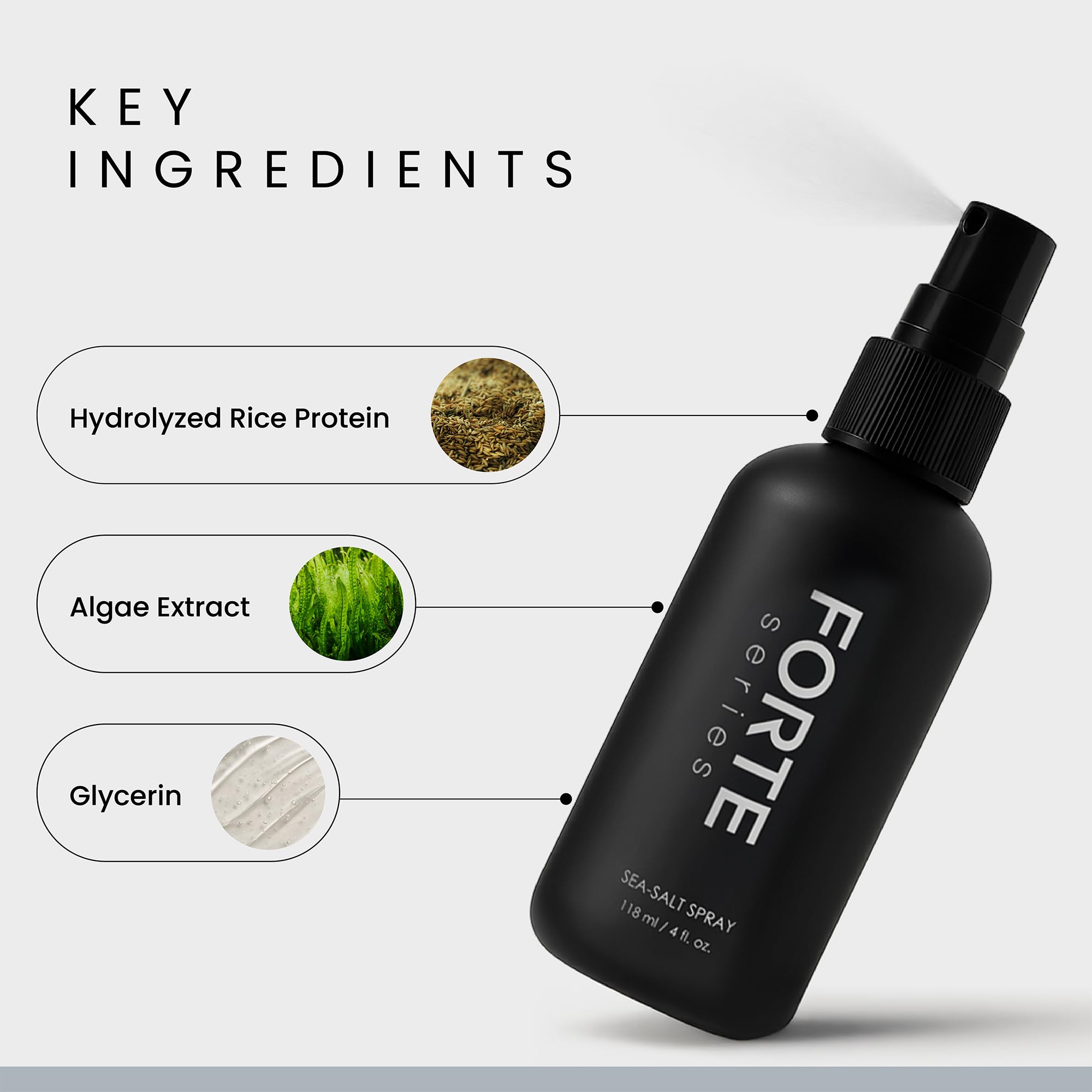 Alex Costa Sea-Salt Spray used as pre-styler on wet hair for lift.