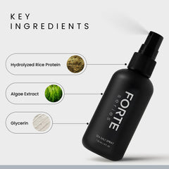 Alex Costa Sea-Salt Spray used as pre-styler on wet hair for lift.