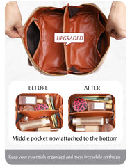 ALEXTINA wide-open access layout for quick, hassle-free makeup retrieval