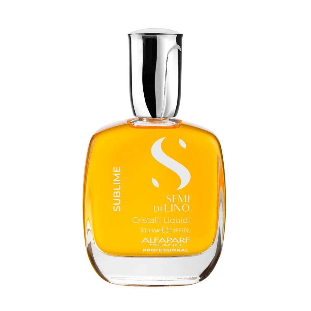 ALFAPARF MILANO Cristalli Liquidi bottle pour for instant gloss