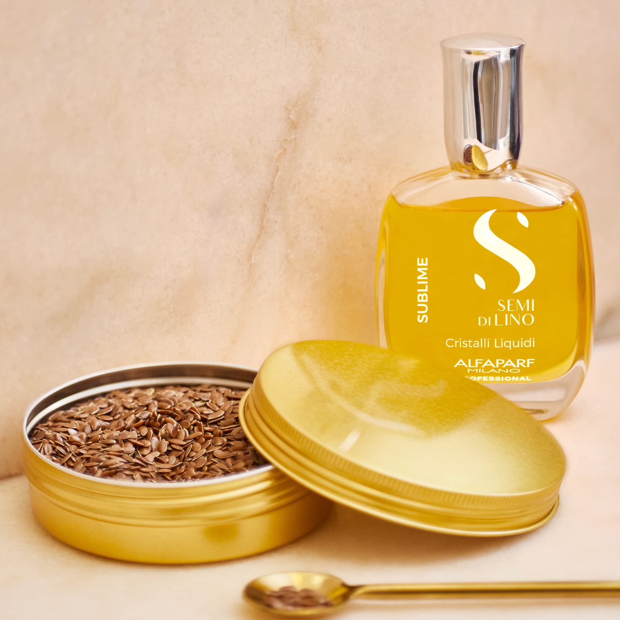 Alfaparf Milano Cristalli Liquidi fragrance accompanies styling