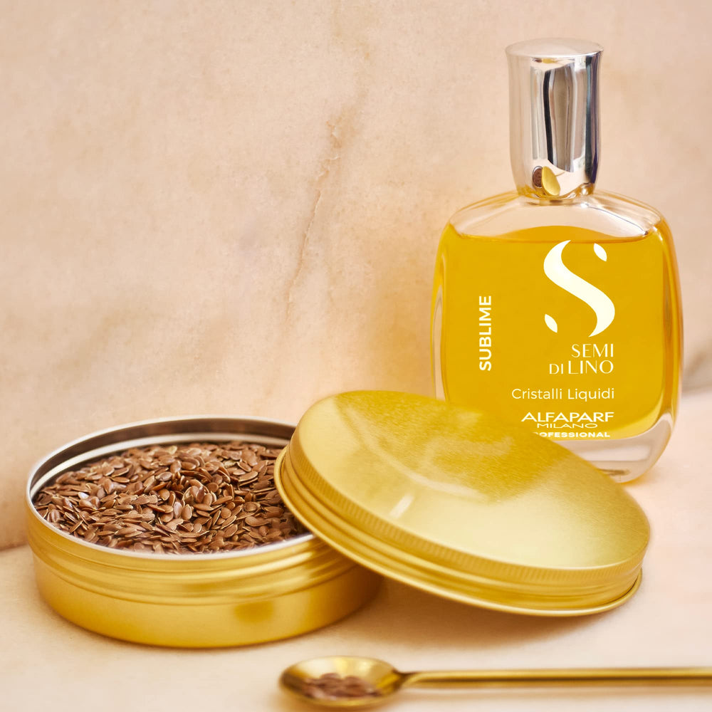 ALFAPARF MILANO Cristalli Liquidi vegan formula nourishes color-safe shine