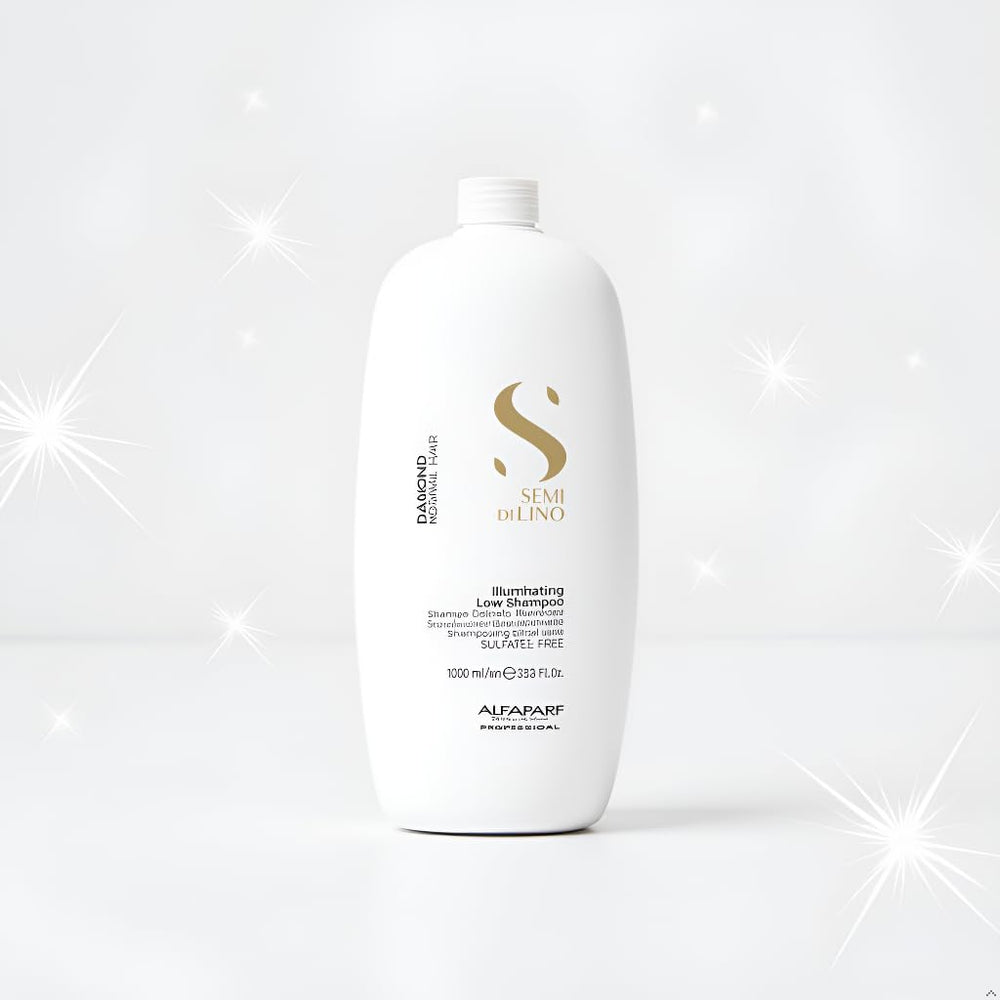 ALFAPARF Milano Semi di Lino Diamond rich foam creates silky feel.