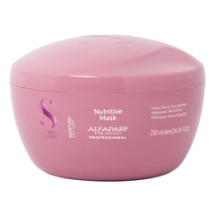 ALFAPARF MILANO Semi di Lino Moisture Mask packaging highlights color-safe conditioning.