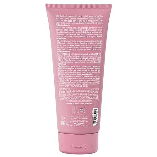 ALFAPARF MILANO leave-in conditioner application on damp hair for smoother lengths