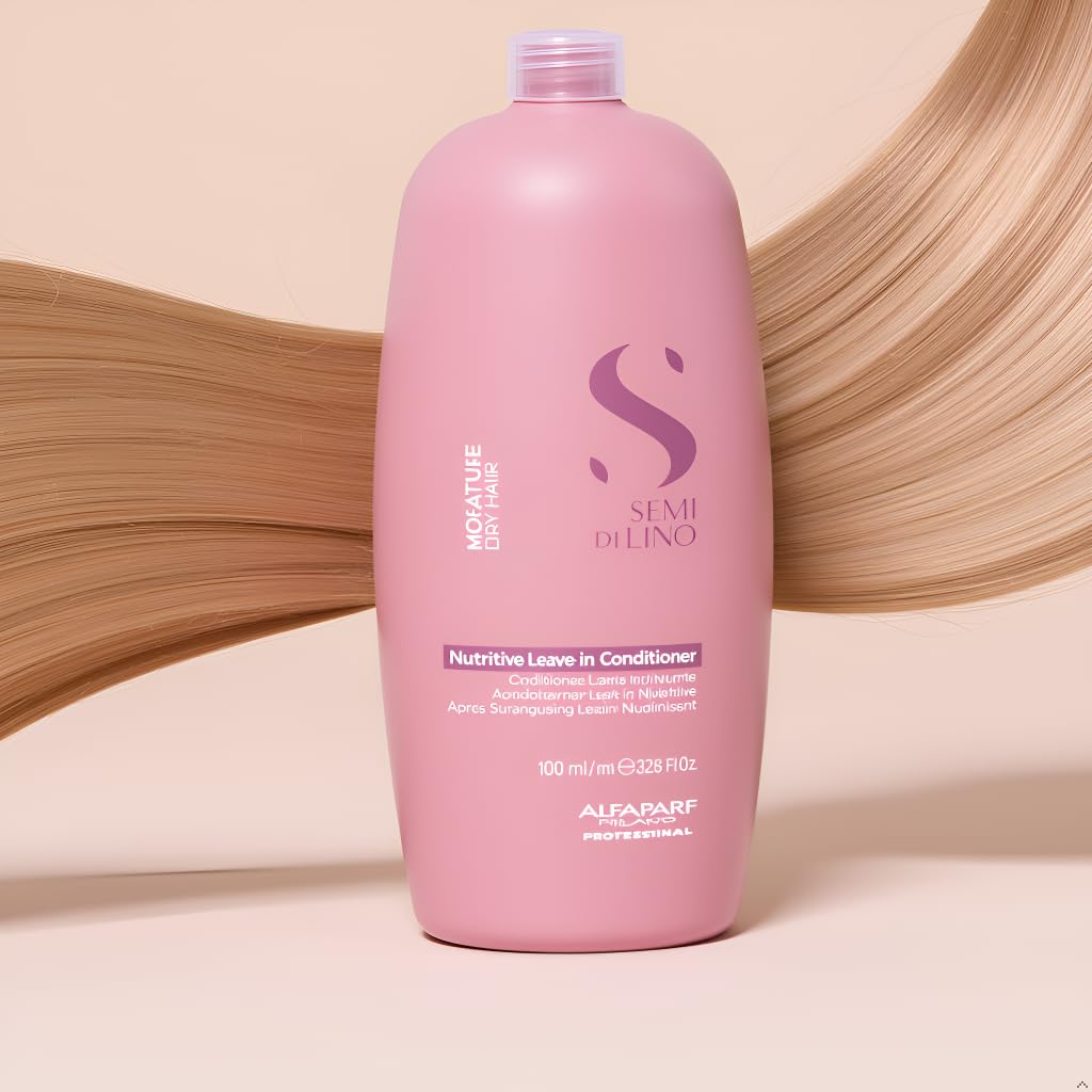 Meadowfoam seed oil detail from ALFAPARF Milano highlighting conditioning properties.