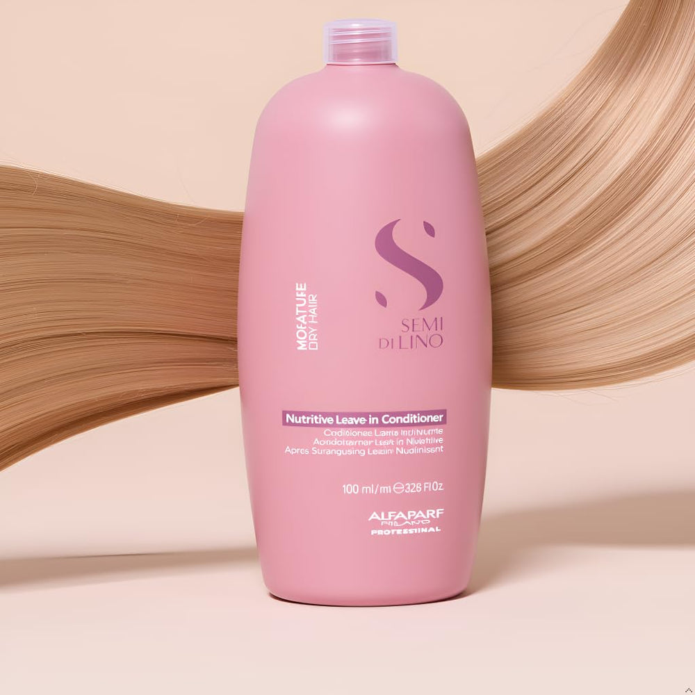 Meadowfoam seed oil detail from ALFAPARF Milano highlighting conditioning properties.