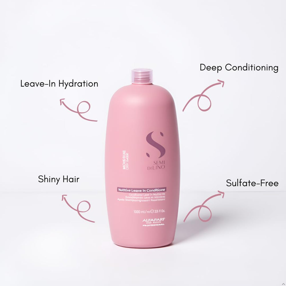Nutri-Sugars focus in ALFAPARF Milano product emphasizing moisture retention.