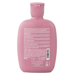 ALFAPARF Milano Semi di Lino Moisture Nutritive Shampoo foam swirls indicating creamy lather