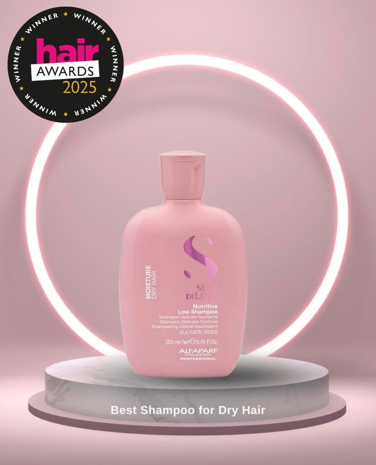 Shine Fix Complex emblem communicates lasting hair shine