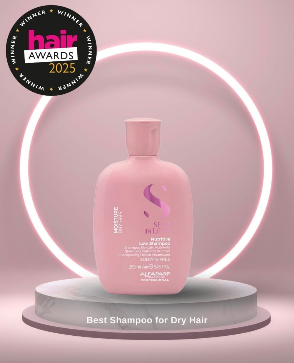 Shine Fix Complex emblem communicates lasting hair shine