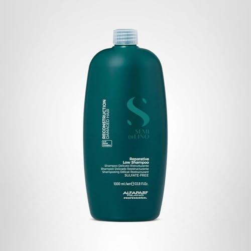 Finished hair after use looks smooth and shiny with ALFAPARF MILANO Reconstruction