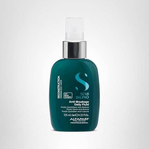 Italy origin label on Alfaparf Milano reconstruction daily fluid indicating professional quality