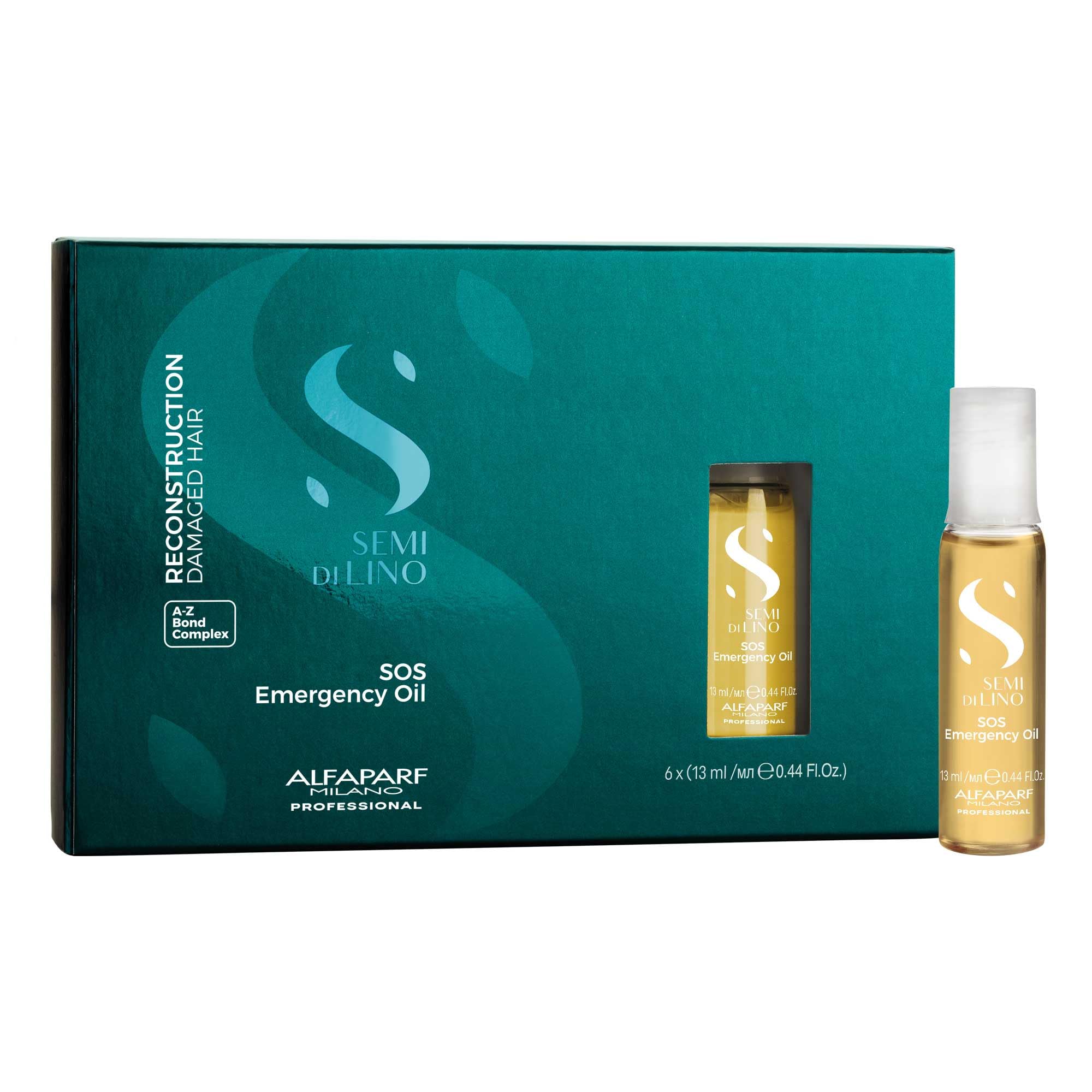 ALFAPARF Milano SOS oil bottle for repairing damaged hair