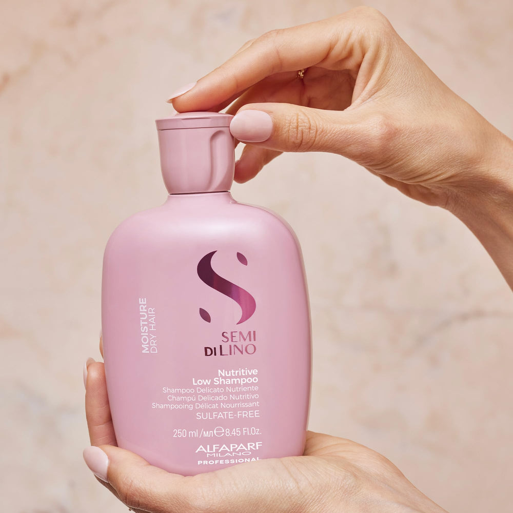 Shine Fix Complex visual emphasizing luminous hair shine