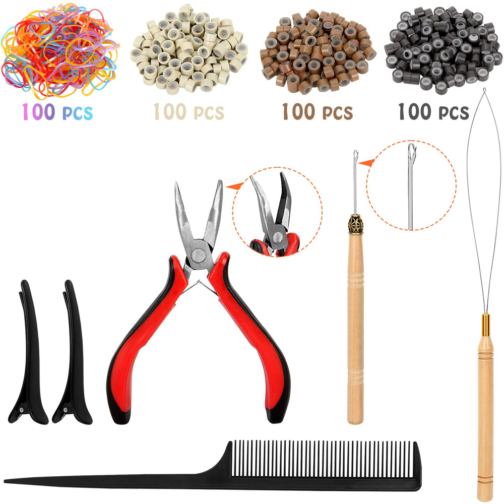ALFIE DARLING Hair Tinsel Colors Palette shows 14 vibrant shades for creativity.