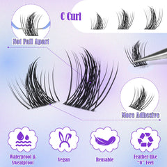ALICE 120pcs lash extensions pack offers versatile styling options.