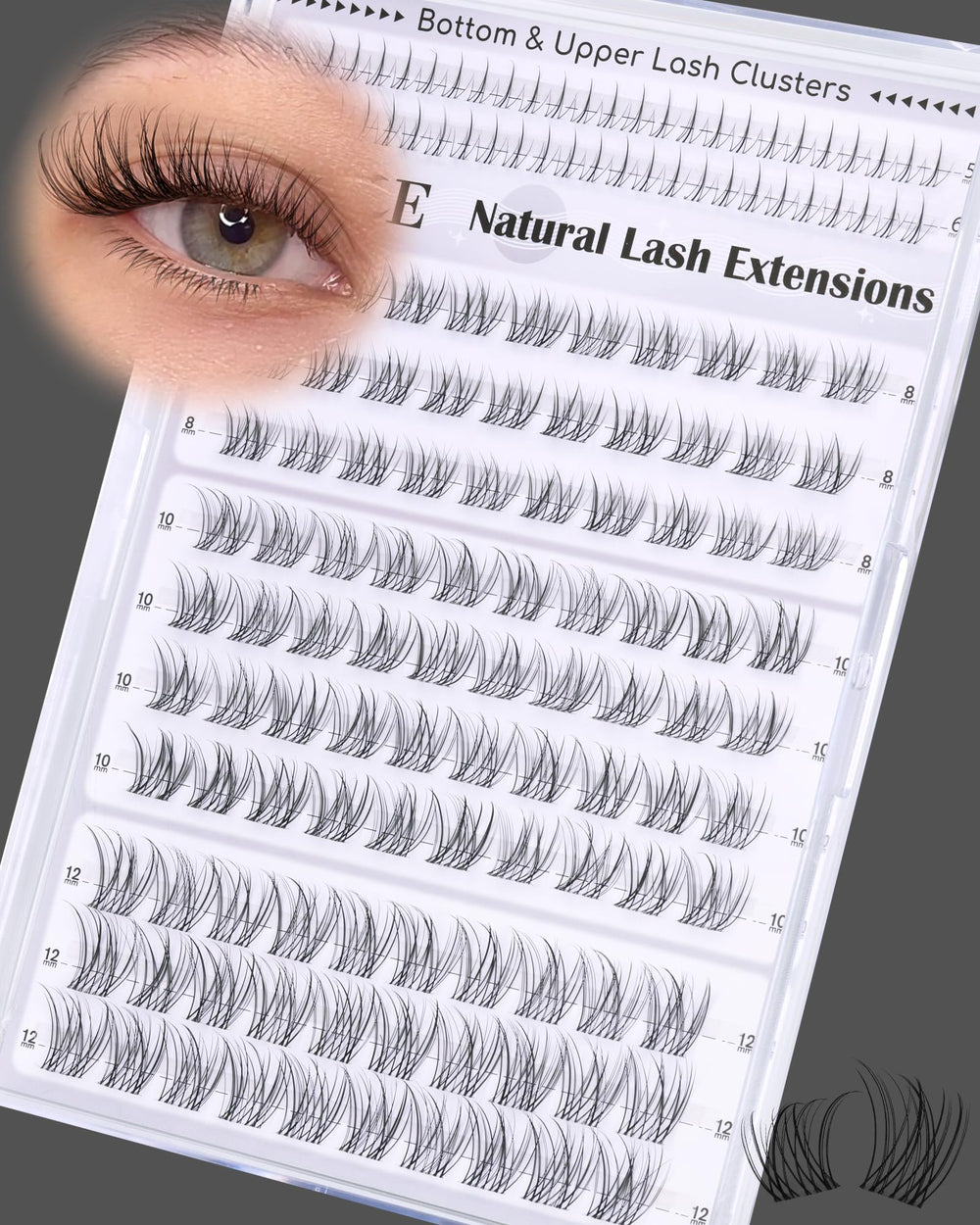 ALICE bottom lashes 5-6mm close-up highlighting balanced lower-lash detail