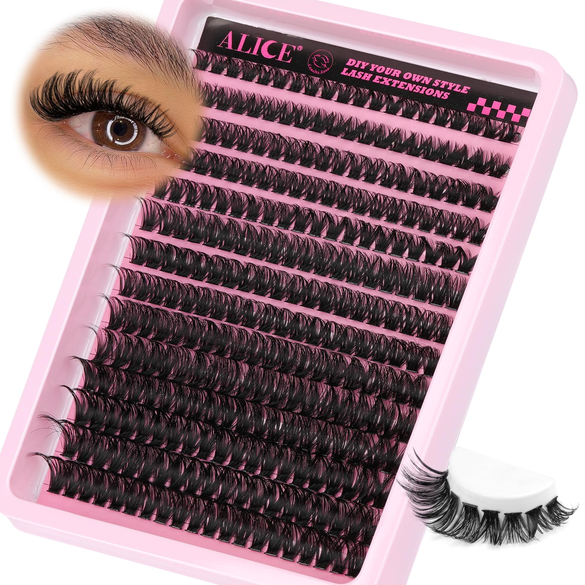 ALICE beginner-friendly application steps guide your DIY lash routine.