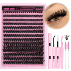 ALICE DIY eyelash extension kit package for convenient at-home salon results.