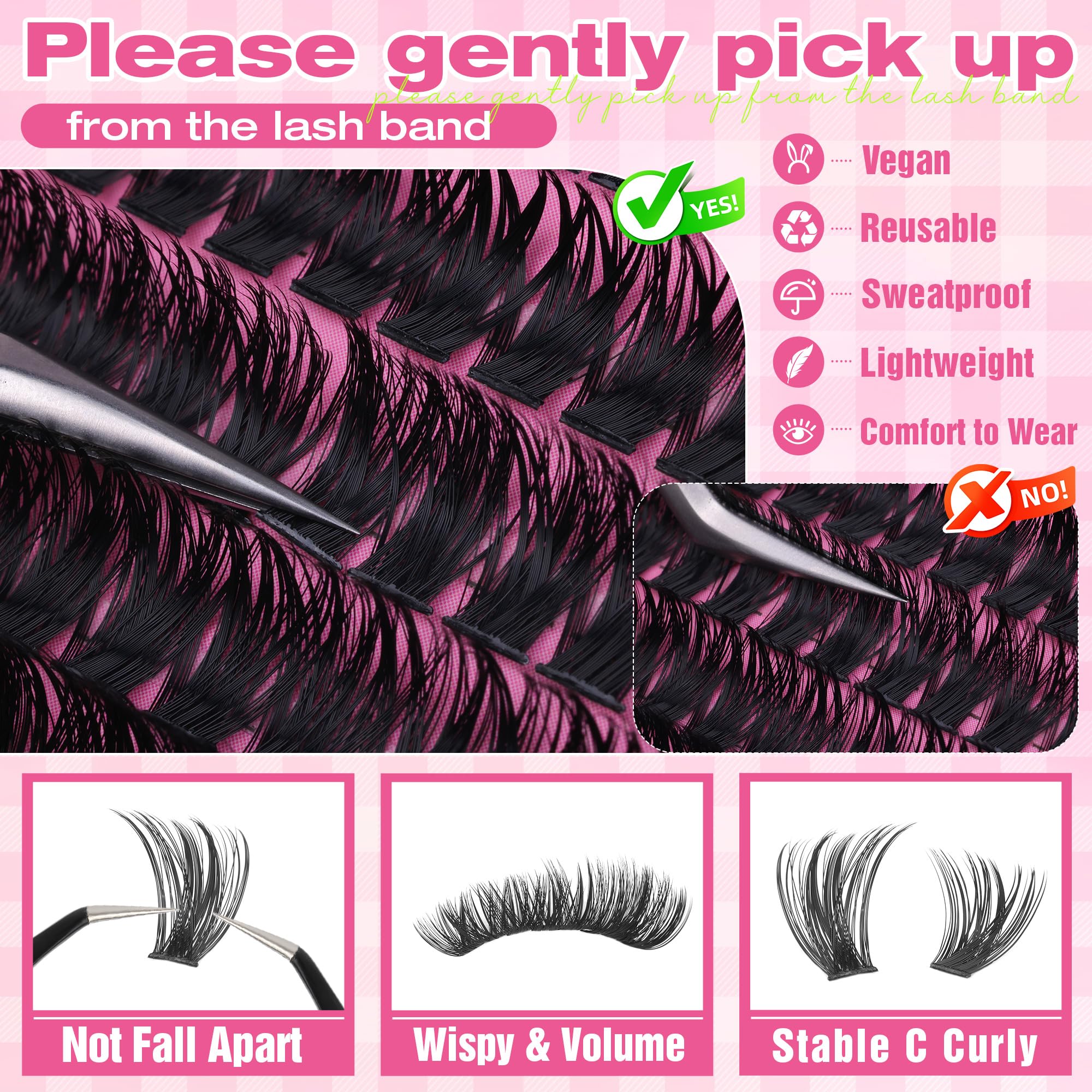 ALICE at-home DIY eyelash extensions setup for easy results.