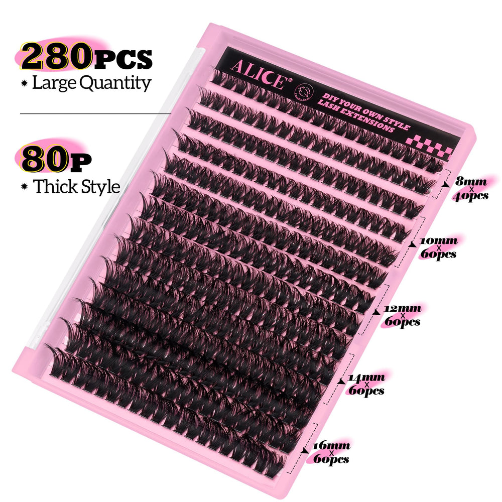 ALICE DIY eyelash extensions at home for salon-like results.