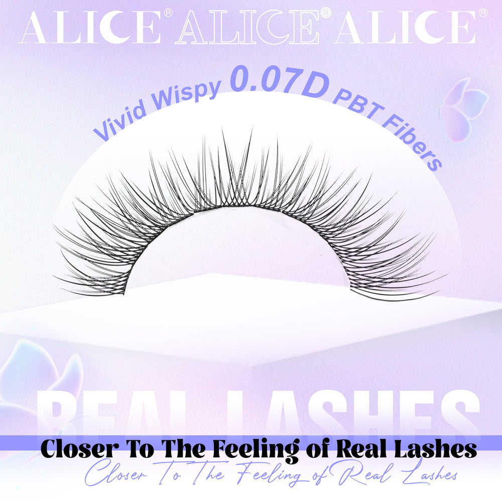 ALICE DIY lash cluster kit 10-12-14mm creates a natural salon look at home.