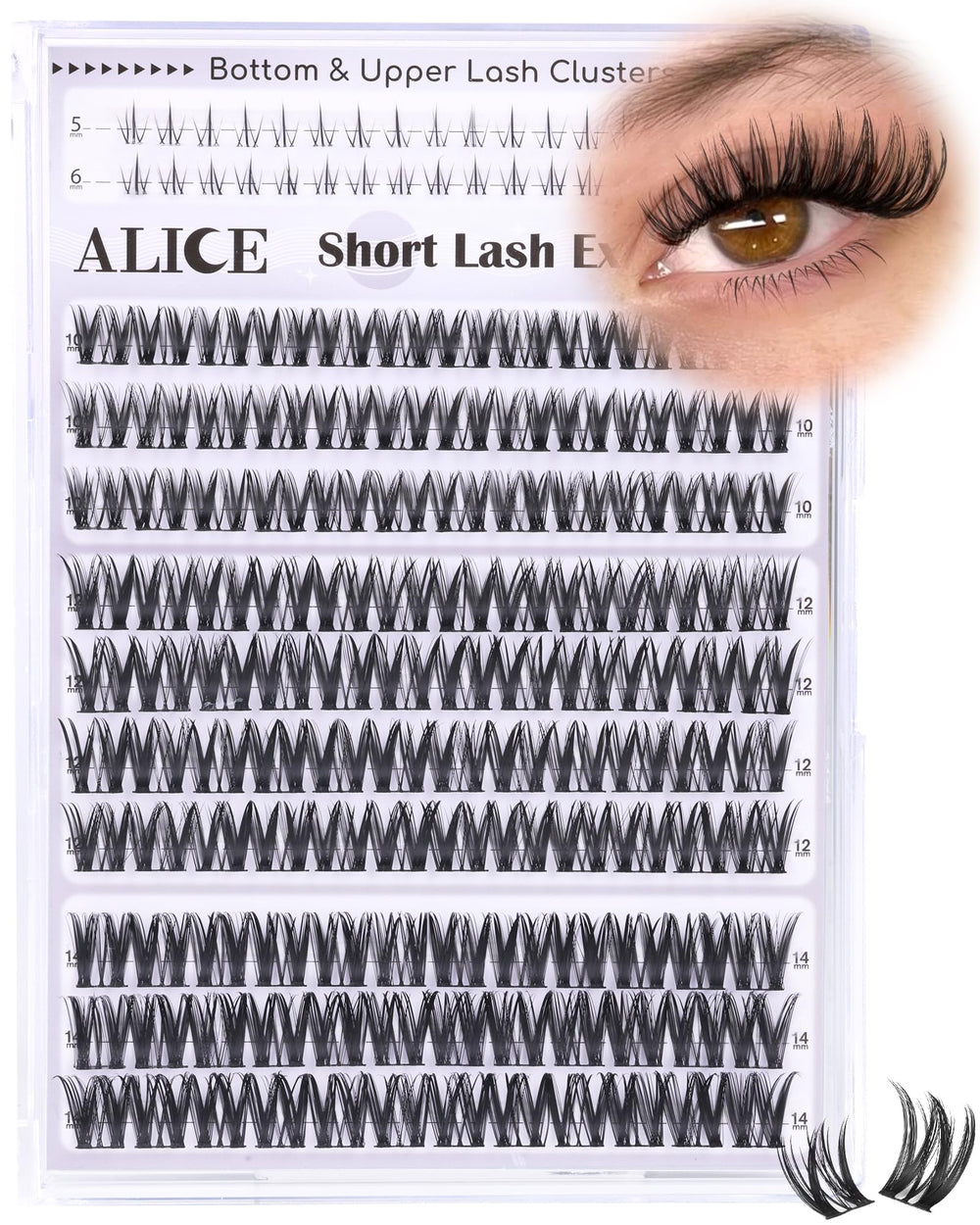 ALICE Flaunt Lash Clusters discreet thin band blends seamlessly