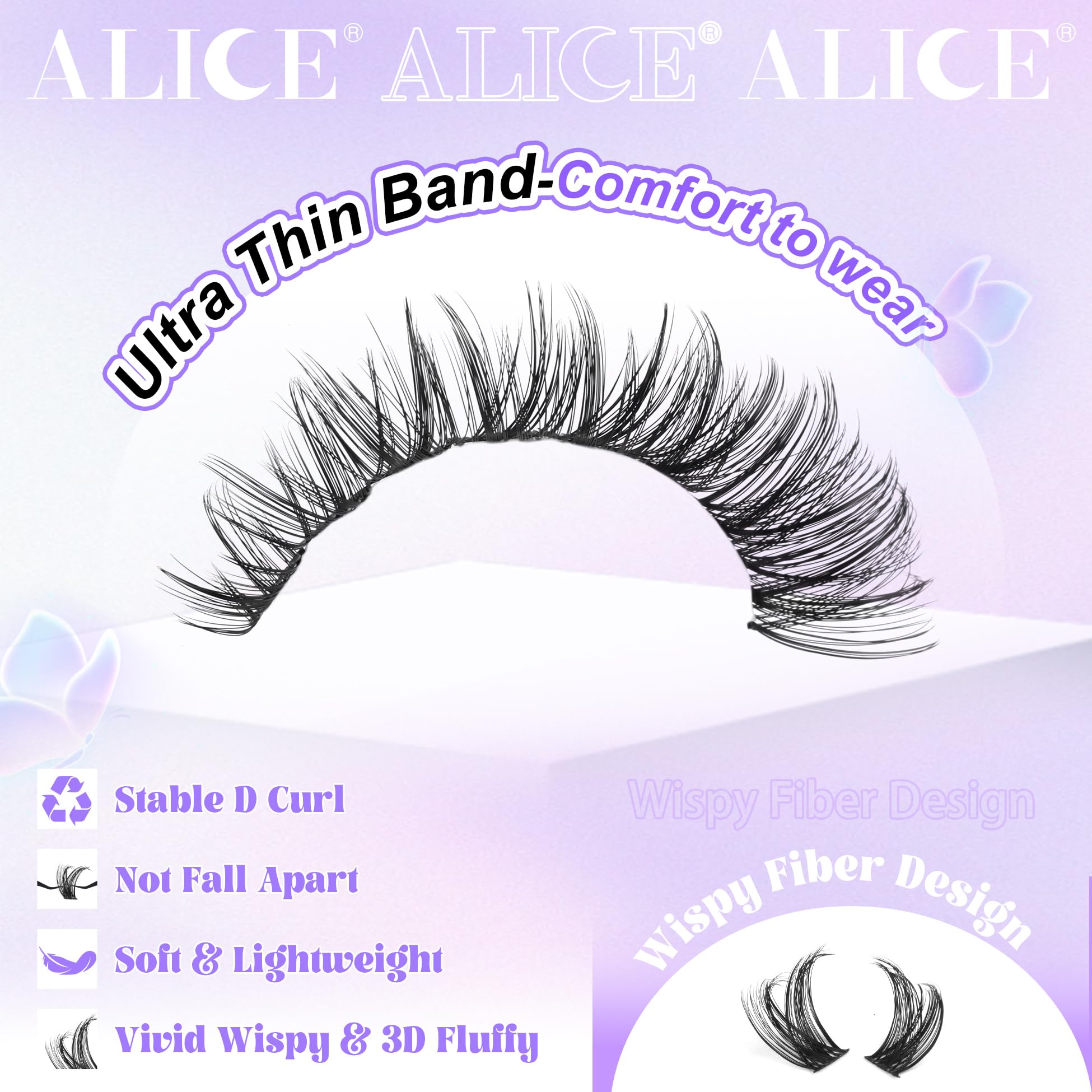 ALICE Glue Bond and Seal ensures secure wear with long-lasting hold.