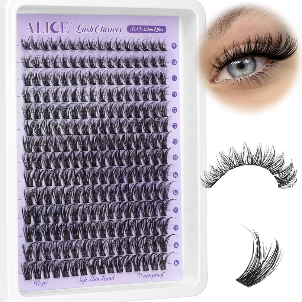 ALICE Lash Clusters 224pcs pack suitable for multiple applications
