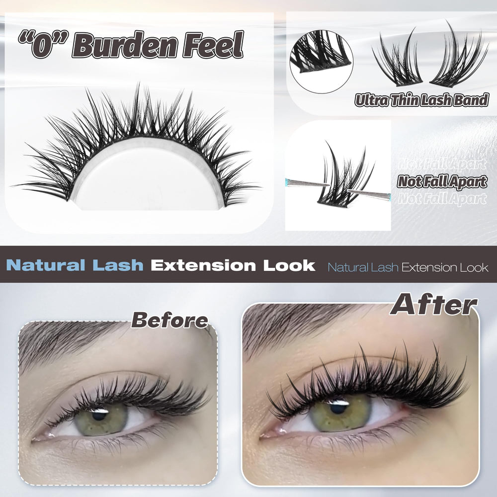 ALICE Lash Clusters buildable volume for subtle to fuller look