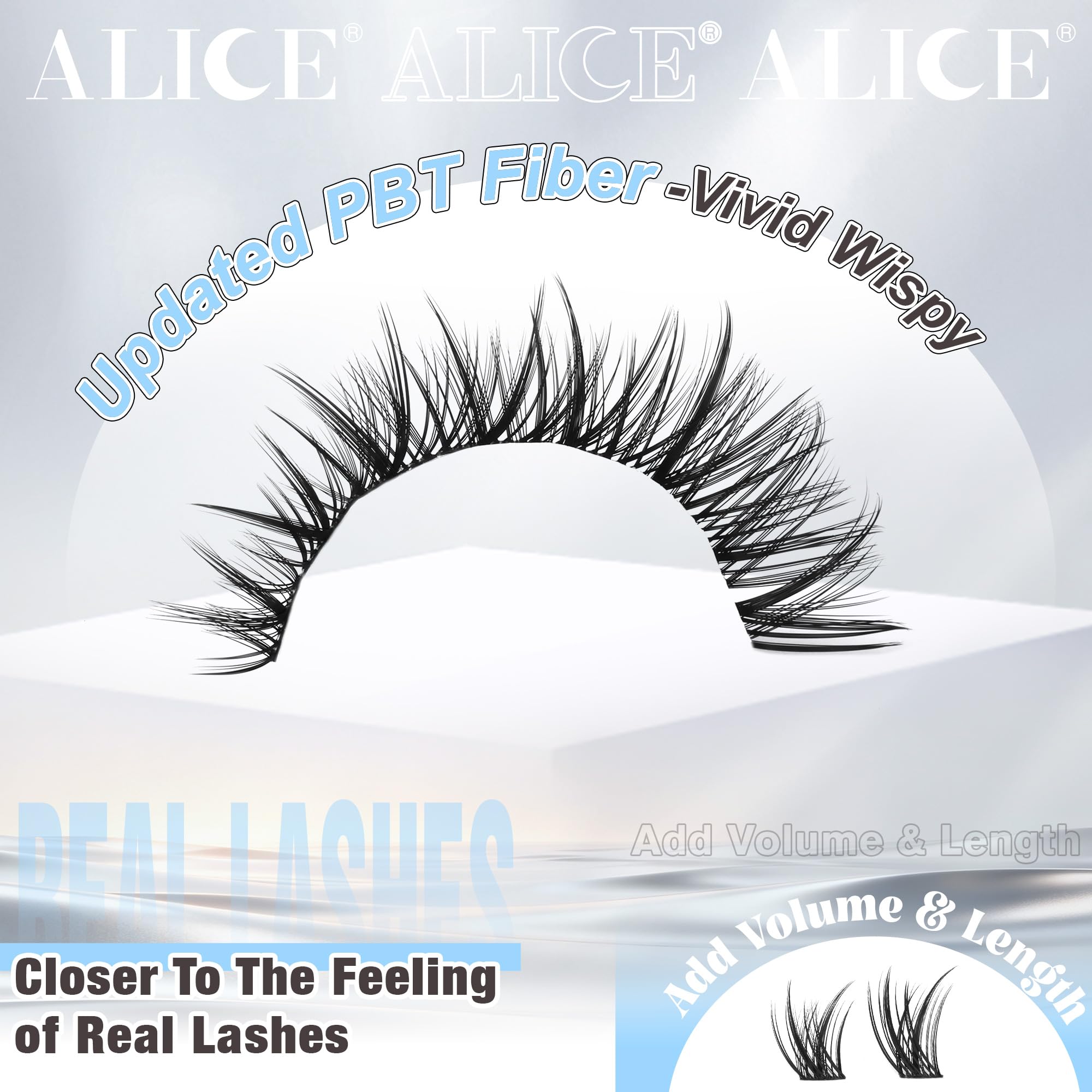 ALICE Lash Clusters DIY application for quick glam at home