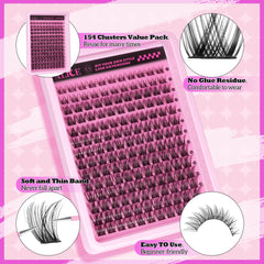 ALICE lash-clusters deliver a flawless finish with quick, precise at-home application.