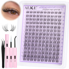 ALICE Lash Clusters Kit unboxing for easy at-home styling.