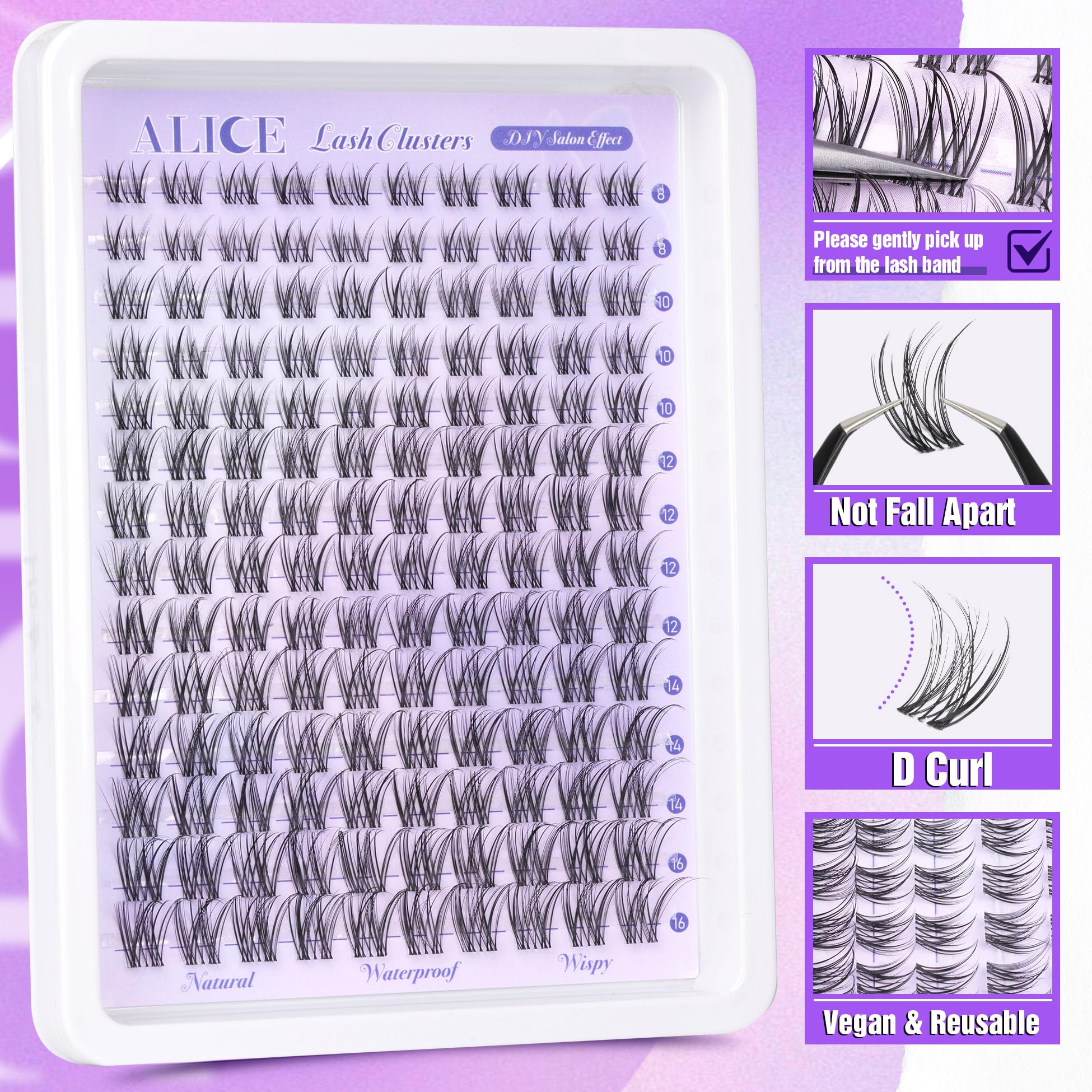 ALICE lightweight comfort feels barely there along the lash line.
