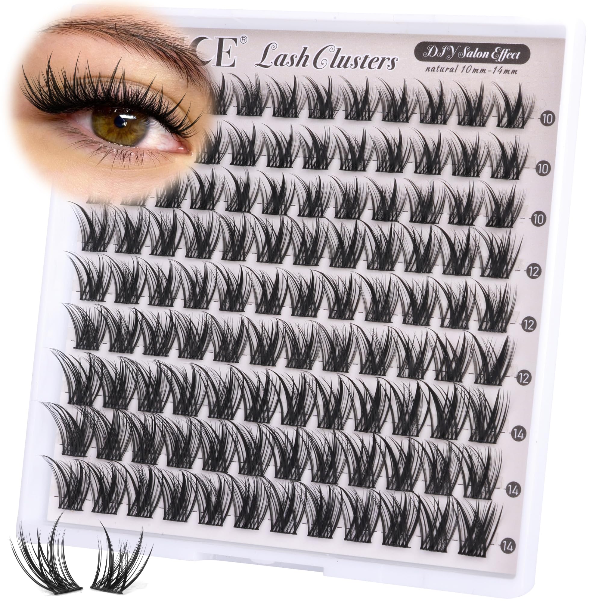 ALICE Lash Clusters lightweight design for easy daily routine