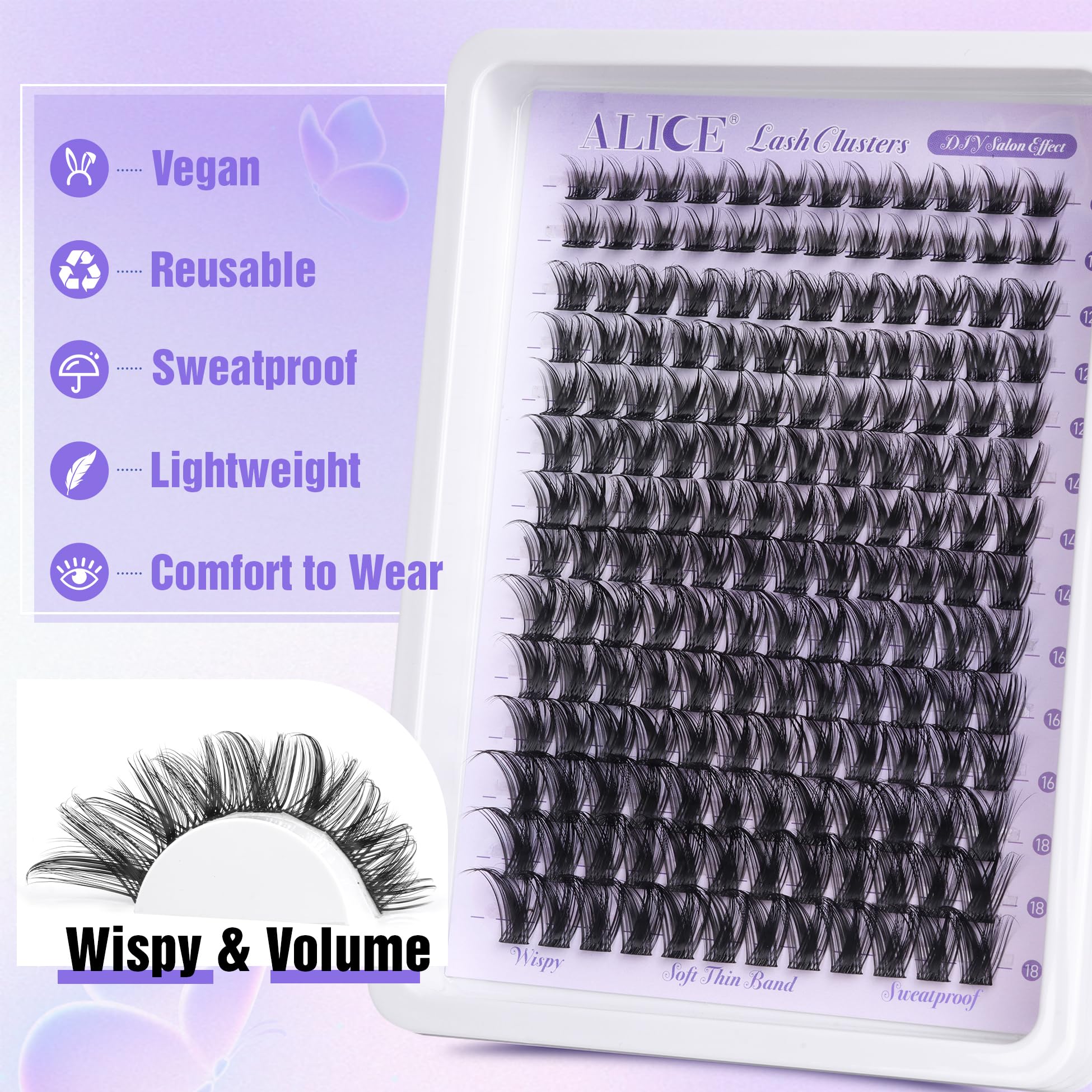 ALICE Clusters with mixed lengths 10-12-14-18mm for volume.