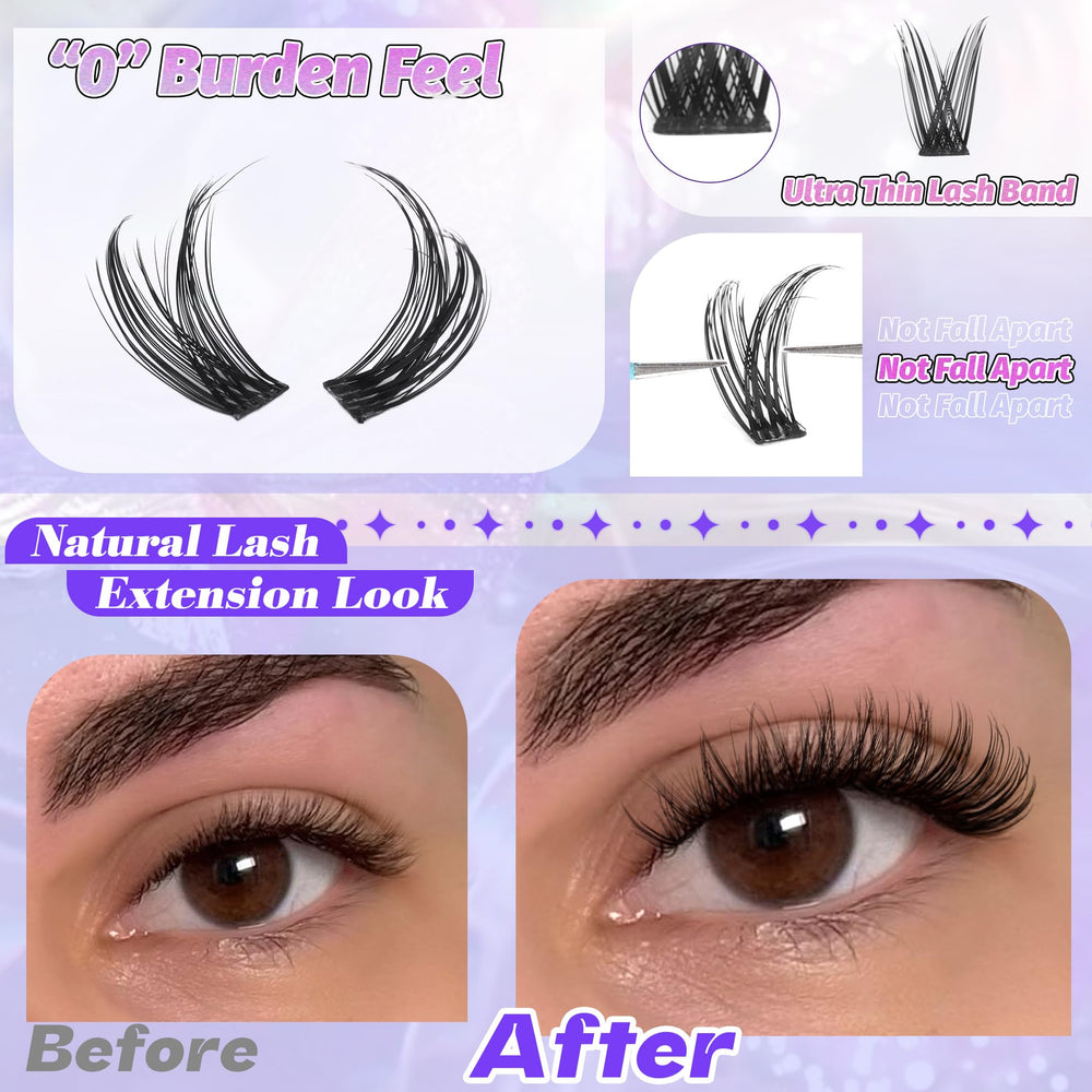 ALICE Lash Clusters natural look demo for subtle daily wear