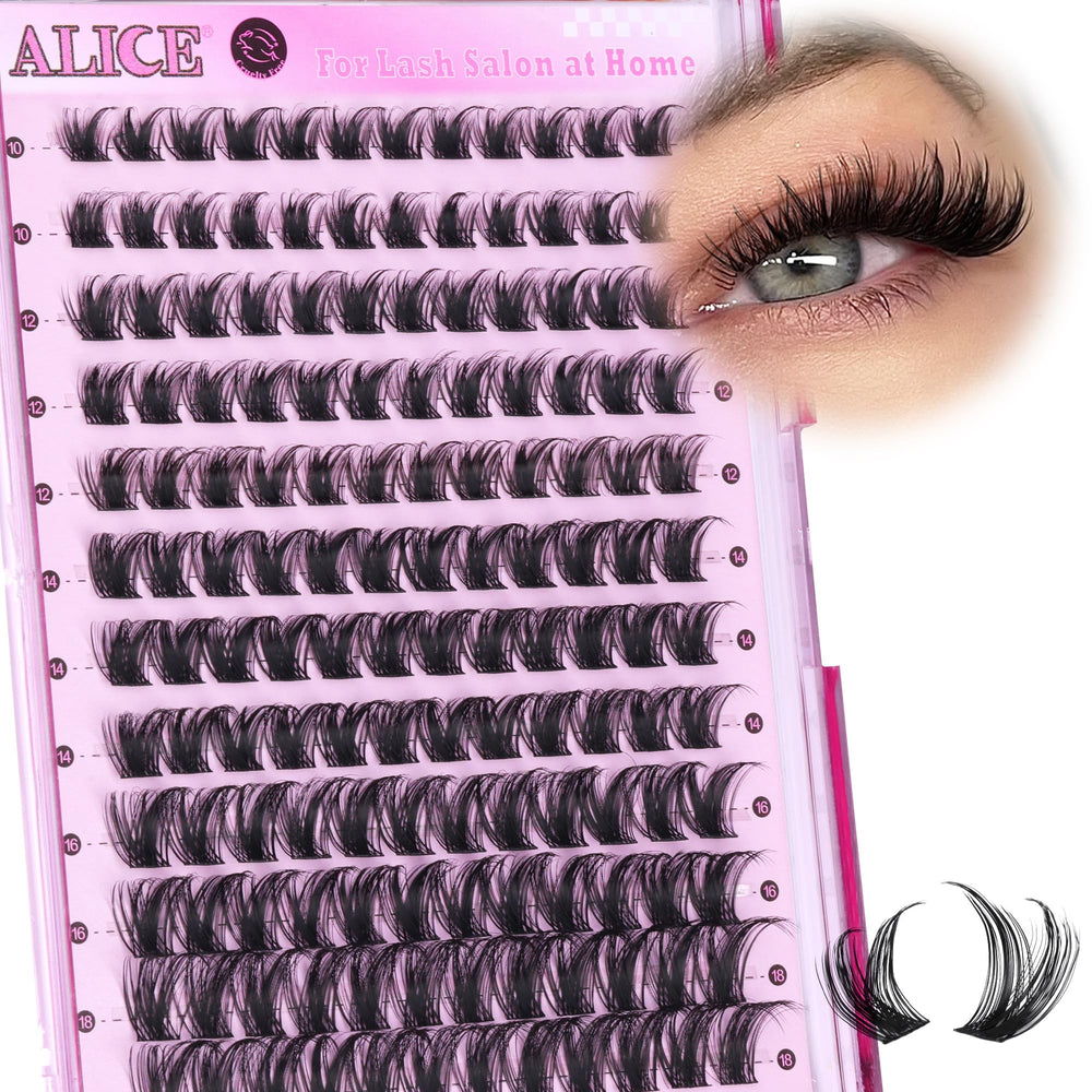 ALICE Premium fibers that resist frizz and hold curl longer