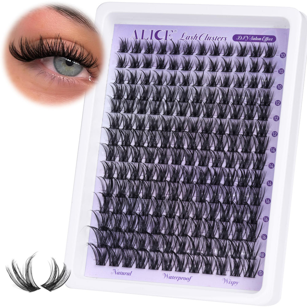 Alice Lash Clusters reusable-design supports long-lasting charm from morning to night.