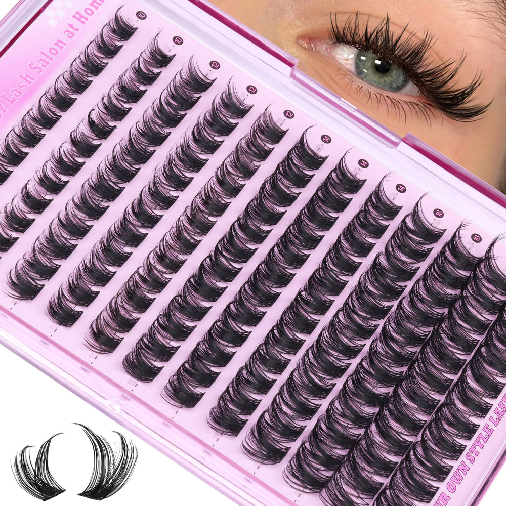 ALICE Lash Clusters showing Russian volume for dramatic yet natural lashes
